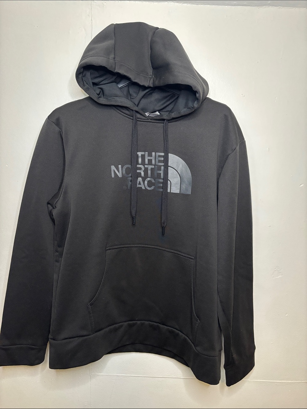 The North Face Men's Black Pullover Hoodie with Logo